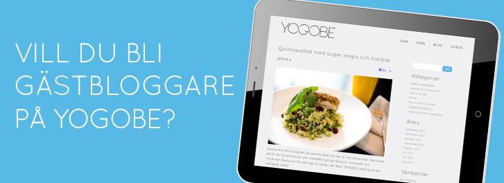 Gästblogga på Yogobe
