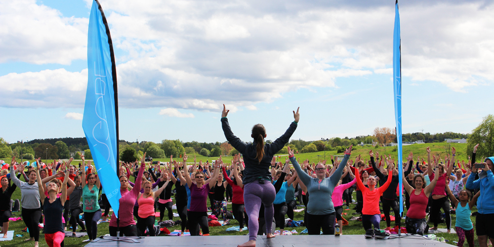 Yoga och Jogga-workshop - En succé